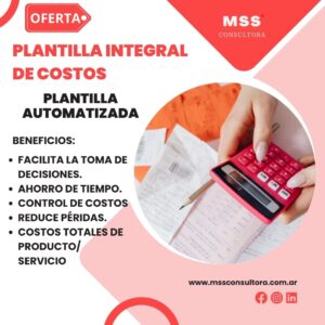 PLANILLA INTEGRAL DE COSTOS DE TU NEGOCIO